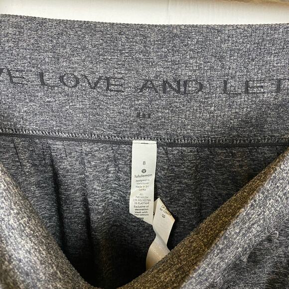Lululemon Boulevard Bliss Gray Skirt Size 8 - Picture 6 of 8